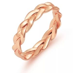 Rose Gold Woven Ring